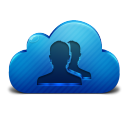 Cloud Contacts 2X Icon 128x128 png
